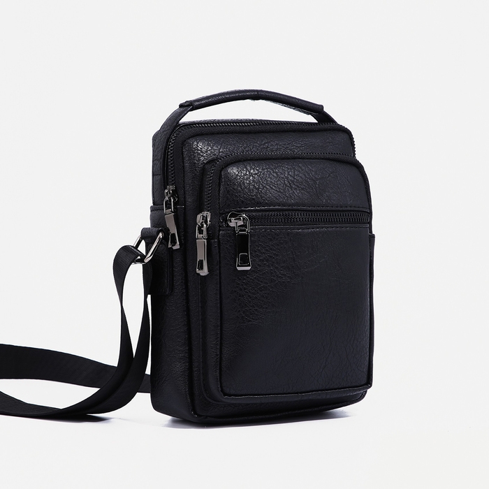 Сумка мужская, цвет чёрный Сумка мужская, цвет чёрный