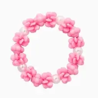 Браслет детский &laquo;Выбражулька. Юла&raquo;, d=6 см, белый, розовый