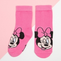 Носки для девочки «Минни Маус", DISNEY, 16-18 см, розовые