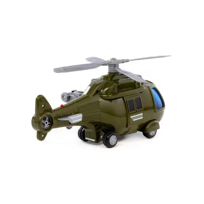 Вертолёт военный "Импульс", инерционный, со светом и звуком 61830
