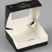 Коробка подарочная, складная 10&times;8&times;3.5 см &laquo;Новогодние игрушки&raquo;
