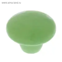 Ручка-кнопка Ceramics 002, керамическая, фисташковая