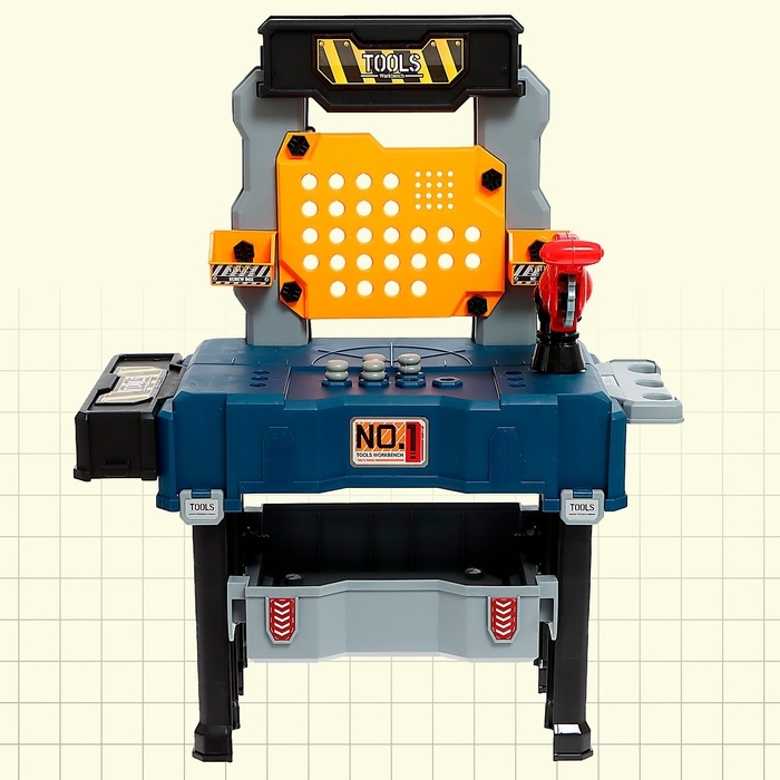 Игровой модуль 2 в 1 «Чемодан мастера», 65 элементов Игровой модуль 2 в 1 «Чемодан мастера», 65 элементов