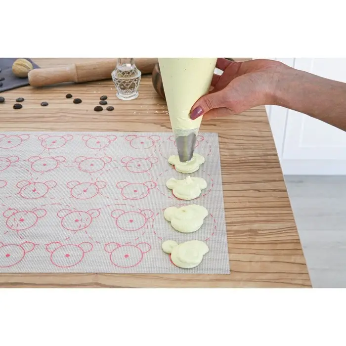 Силиконовый коврик армированный «Макарон.Ушки», 42×29,5 см Силиконовый коврик армированный «Макарон.Ушки», 42×29,5 см