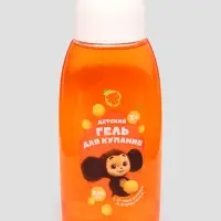Детский гель купания, с D-пантенолом и апельсином, 320 мл, Чебурашка