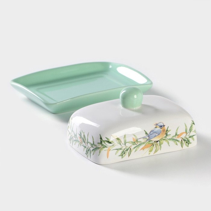 Масленка Доляна «Флора и Фауна», 17×12,5×8,5 см Масленка Доляна «Флора и Фауна», 17×12,5×8,5 см