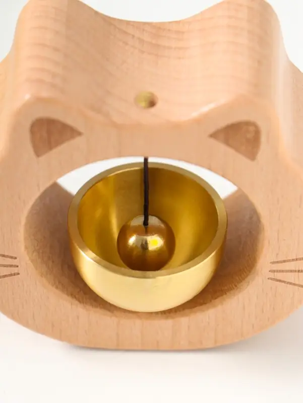 Колокол магнитный бук "Кошка" 2,9х7,5х7 см