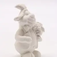 Фигурка декоративная &laquo;Баран с букетом&raquo;, неокрашенная, 9&times;5&times;4 см, белая