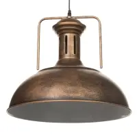 Светильник подвесной BayerLux William, 1&times;40 Вт, Е27, золотисто-чёрный, 40&times;40&times;35-100 см