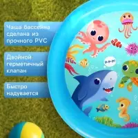 Бассейн надувной &laquo;На волне: Морские малыши&raquo;, 62&times;14 см