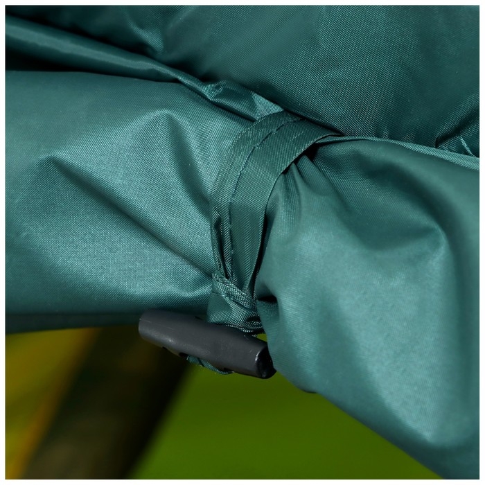 Палатка туристическая 3-местная maclay PEAK 3, 345×210×130 см, трекинговая, двухслойная, с тамбуром, зелёная