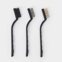 Набор щёток Доляна, 3 шт., латунная, стальная, нейлоновая