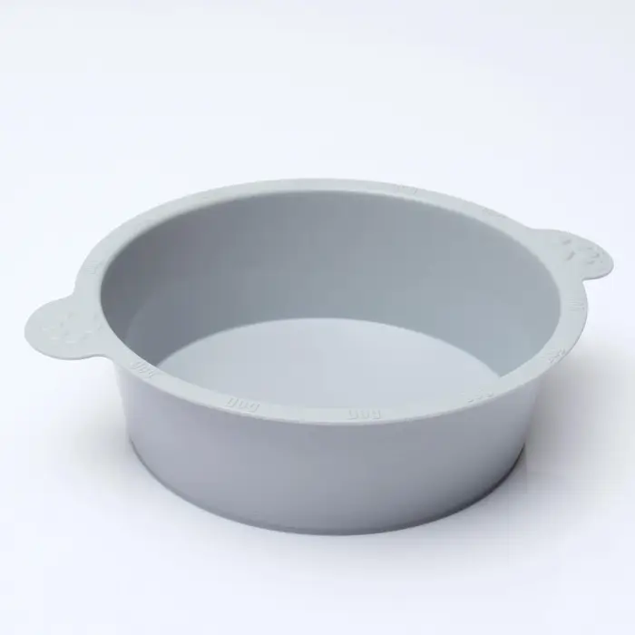 Миска для собак, 3 л, круглая, цвет МИКС