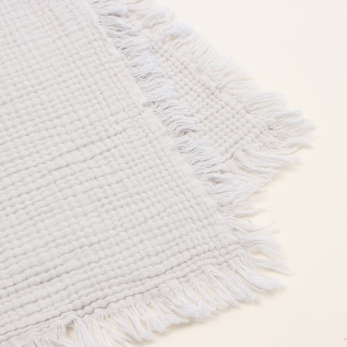 Плед SL Home 4х слойн.муслин 130*170 см, цв.серый 100% хлопок