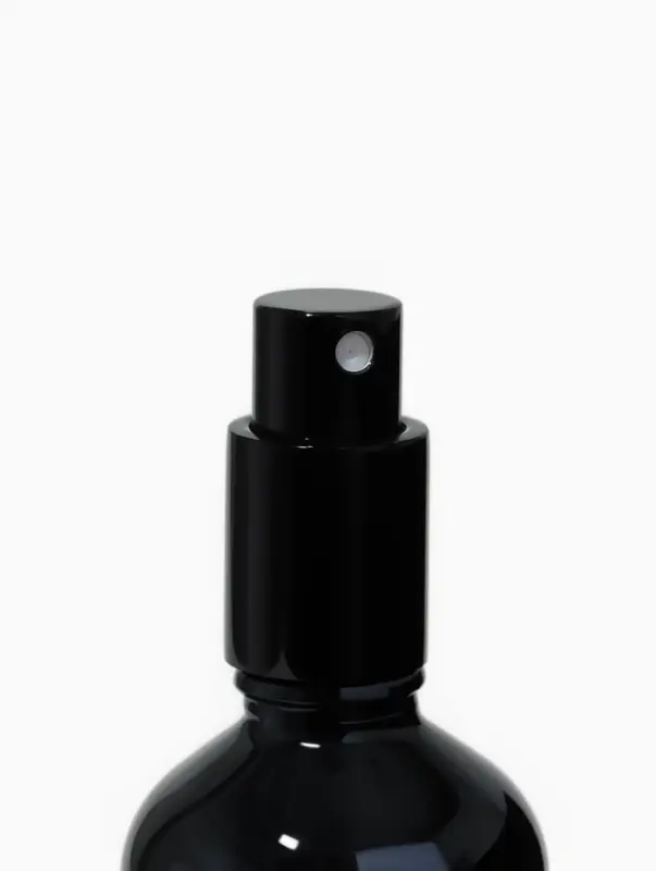 Флакон для парфюма, стеклянная, с распылителем Black, 100 мл, чёрный