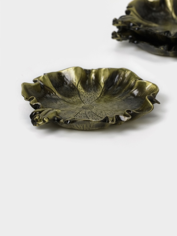 Подставка для чашек и благовоний для чайной церемонии, набор 3 штуки, 9.8 х 8.6 х 1.2 см