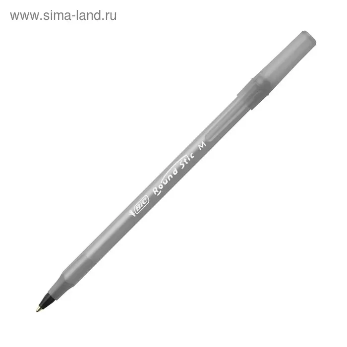 Ручка шариковая, чернила чёрные, 1.0 мм, среднее письмо, одноразовая, BIC Round Stic Classic