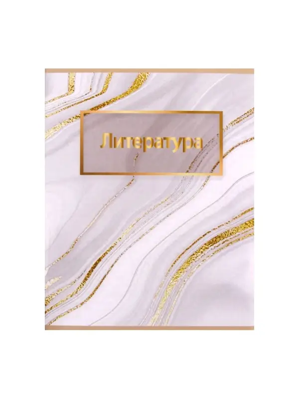 Набор предметных тетрадей Calligrata &laquo;Мрамор светлый&raquo;, 10 предметов, 48 листов, со справочным материалом, обложка из мелованного картона