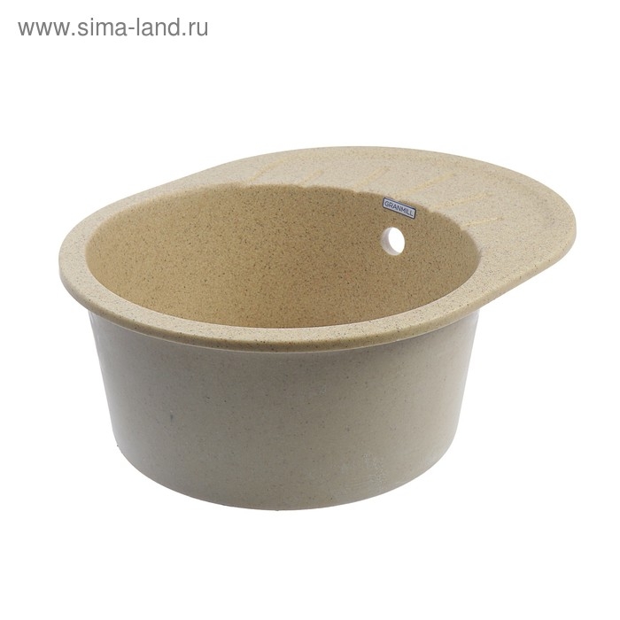 Мойка кухонная из камня GRANMILL 20, 575х445х210 мм, песочная Мойка кухонная из камня GRANMILL 20, 575х445х210 мм, песочная