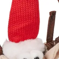 Фигура текстиль «Новогодний лосик» 58 см, 10 LED, от батареек CR2032×1, свечение тёплое белое Фигура текстиль «Новогодний лосик» 58 см, 10 LED, от батареек CR2032×1, свечение тёплое белое