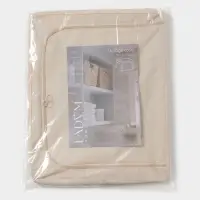 Кофр для хранения вещей LaDо́m, размеры 50&times;40&times;33 см, бежевый, материал батист