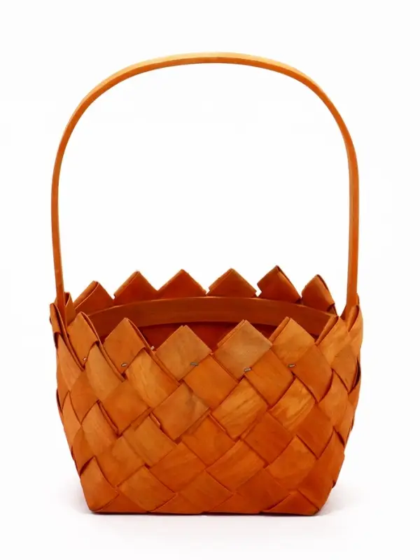 Набор корзин плетёных, 2 шт., 20&times;20&times;12 см, 16&times;16&times;10 см, ива, натуральный цвет