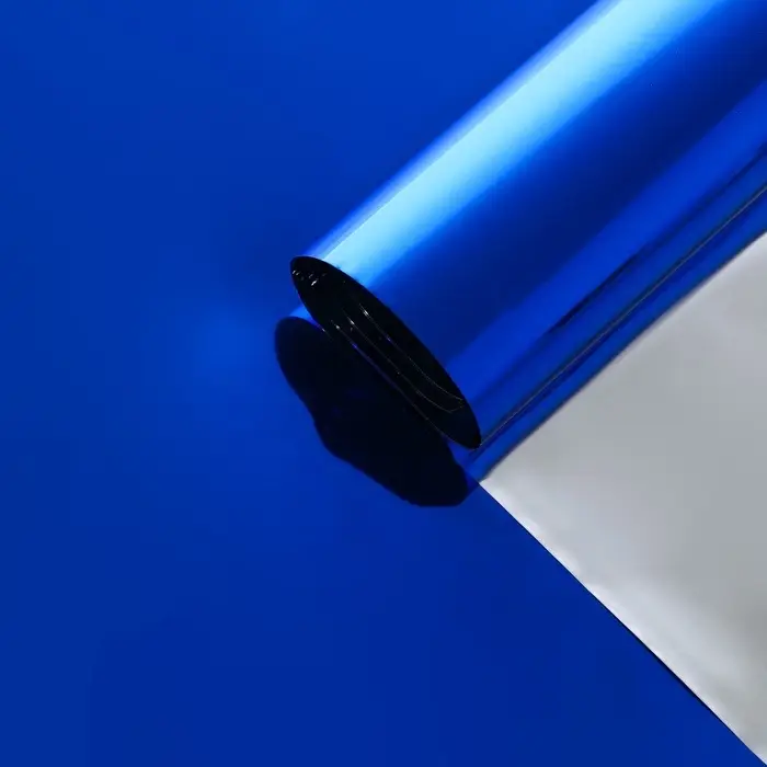 Плёнка упаковочная для декора и флористики, 70×100 см, синий