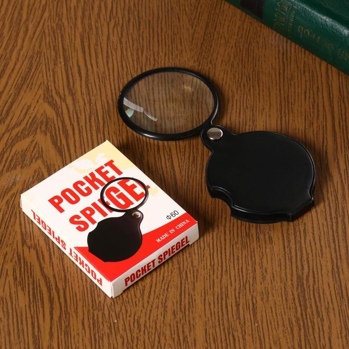 Лупа складная 3х, d=5.5 см, в чехле, Мастер К. Лупа складная 3х, d=5.5 см, в чехле, Мастер К.