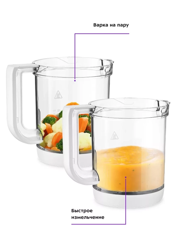 Кухонный блендер измельчитель с чашей КТ-2320 - 500 Вт Кухонный блендер измельчитель с чашей КТ-2320 - 500 Вт
