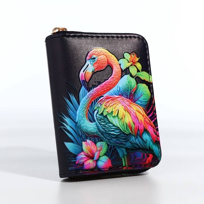 Кошелёк на молнии, цвет чёрный Кошелёк на молнии, цвет чёрный