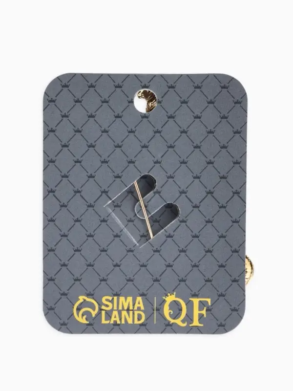 Брошь "Императрица" бутоны роз, цвет светло-коричневый +АВ в чернёном золоте