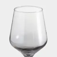 Бокал для вина, 400 мл, 8.5&times;22 см, стекло, серый