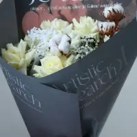 Бумага упаковочная для цветов двухсторонняя Je t`aime, 38 х 50 см