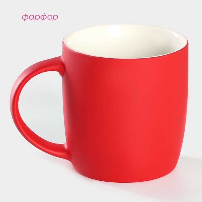 Кружка фарфоровая Доляна «Собачка», 350 мл Кружка фарфоровая Доляна «Собачка», 350 мл