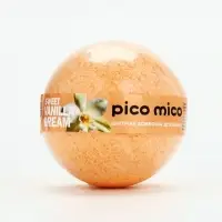 Бомбочка для ванны, 120 г, аромат сладкая ваниль, PICO MICO