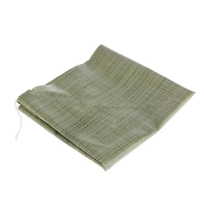 Мешок полипропиленовый 55&times;105 см, для строительного мусора, зеленый, 50 кг