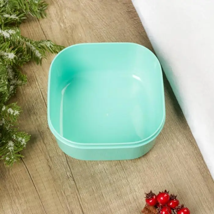 Ланч-бокс новогодний Сима-ленд «Апельсин», 700 мл, бирюзовый