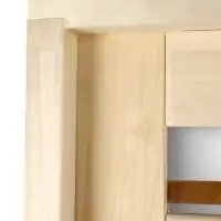 Дверь для бани и сауны &laquo;Зебра&raquo;, коробка 170&times;70 см, деревянная, стекло 4 мм