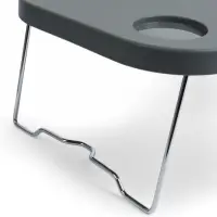 Корзина - столик maclay 2 в 1, складная, 47&times;28.5&times;23.5 см, серая