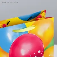 Пакет подарочный ламинированный, упаковка, &laquo;В твой День Рождения&raquo;, MS 18 х 23 х 10 см