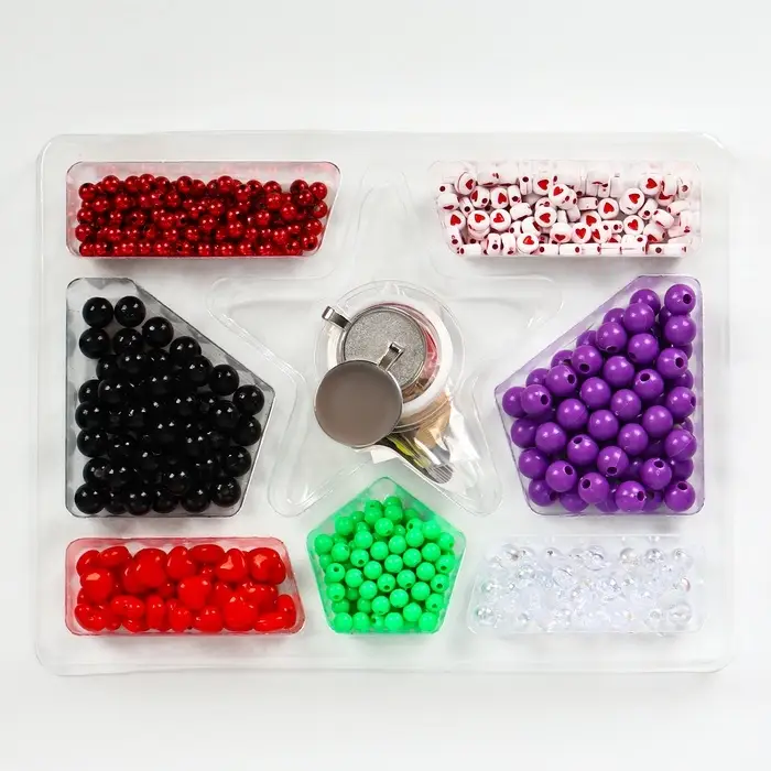 Украшения для девочек своими руками &laquo;Создай Украшения. Леди божья коровка&raquo;, набор бусин для творчества, 5+