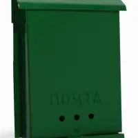 Ящик почтовый &laquo;Почта&raquo;, вертикальный, без замка (с петлёй), зелёный