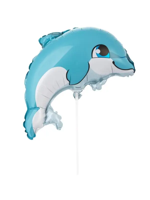 Воздушный шар фольгированный 13" &laquo;Дельфин малыш&raquo;, набор 5 шт.