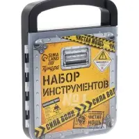 Набор инструментов ТУНДРА, подарочный пластиковый кейс, 22 предмета