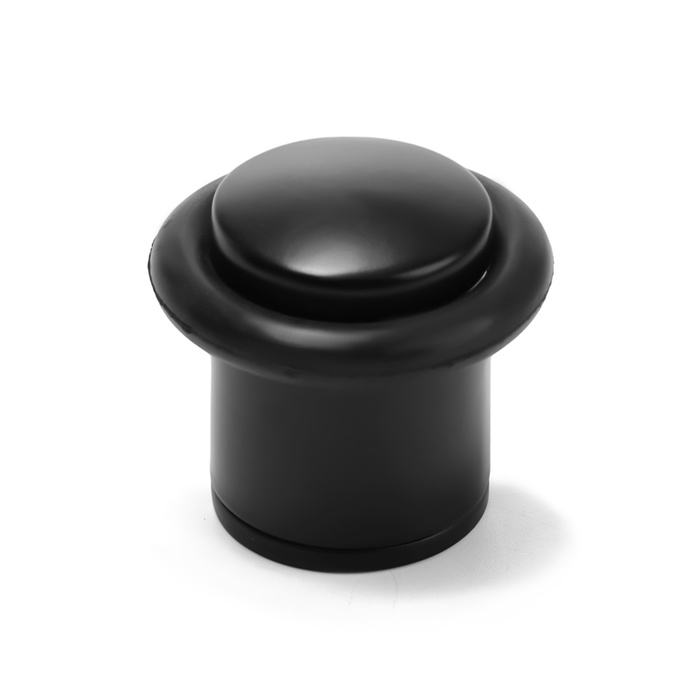 Упор дверной U302BL, d=27 мм, h=40 мм, цвет черный Упор дверной U302BL, d=27 мм, h=40 мм, цвет черный