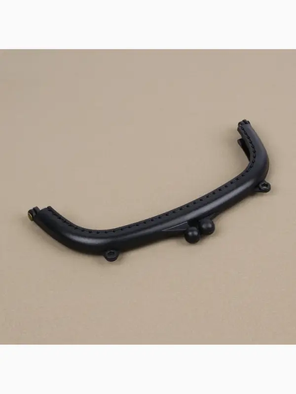 Фермуар пришивной, 16&times;7.5 см, чёрный