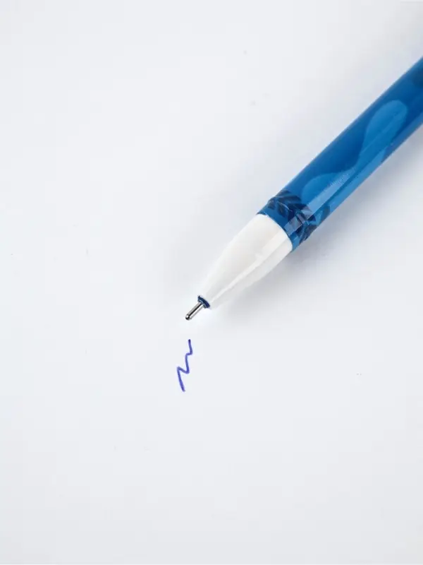 Ручка пластик пиши-стирай с колпачком &laquo;С 23 февраля&raquo;, синяя паста, гелевая, 0.5 мм