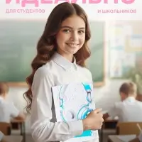 Колледж-тетрадь Calligrata TOP &laquo;Наушники&raquo; А4, 80 листов, в клетку, в твёрдой обложке 7БЦ, матовая ламинация, выборочный лак