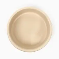 Миска &laquo;Масляные полоски&raquo;, 180 мл, 10.5&times;10.5&times;4 см, керамика, бежевая