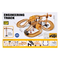 Автотрек «Стройка», с машинкой, краном и фигурками, работает от батареек